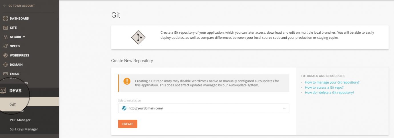 How to Create a New GIT Repository - SiteGround Tutorials