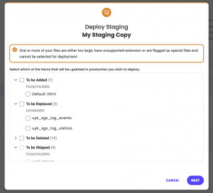 Full and Custom Deploy of your Staging site - SiteGround Tutorials