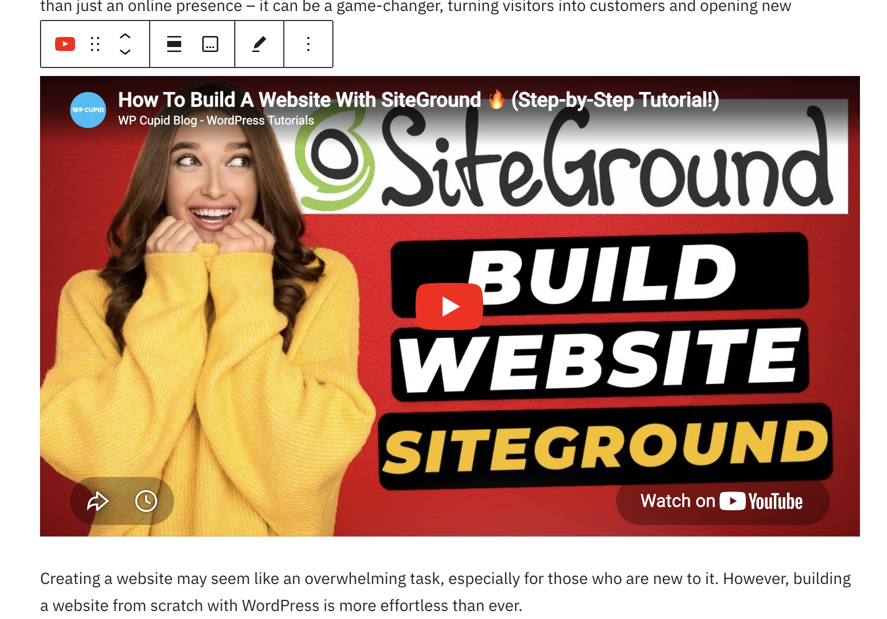 How to Add Multimedia to WordPress Posts - SiteGround Tutorials