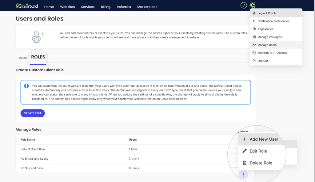 How to Assign Roles to Users? - SiteGround KB