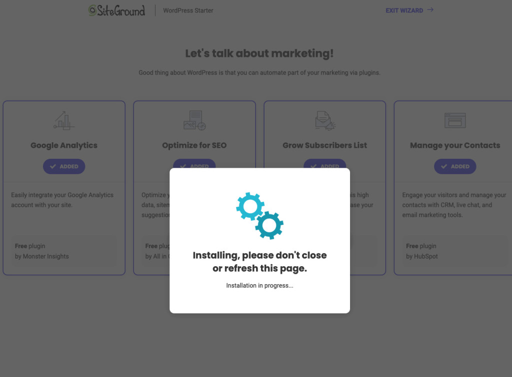 Initial WordPress site setup with SiteGround Central - SiteGround Tutorials