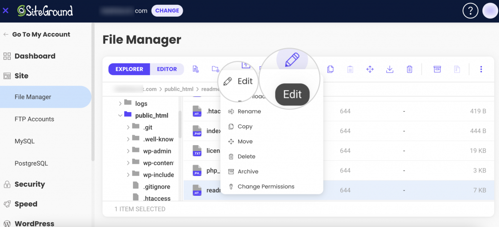 How to manage my files via File Manager? - SiteGround KB
