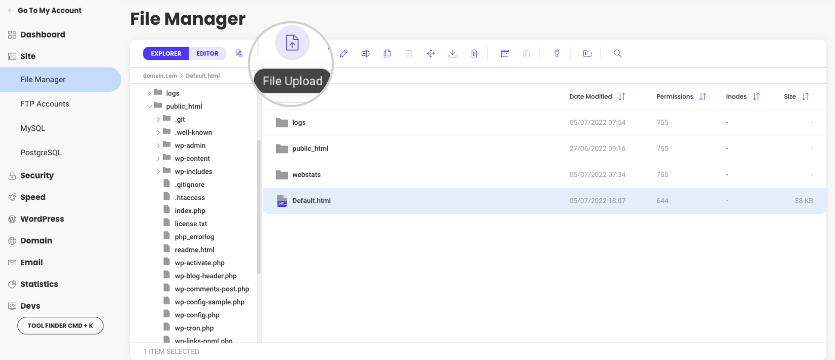 File Manager Video Check How to manage my files via File Manager? - SiteGround KB