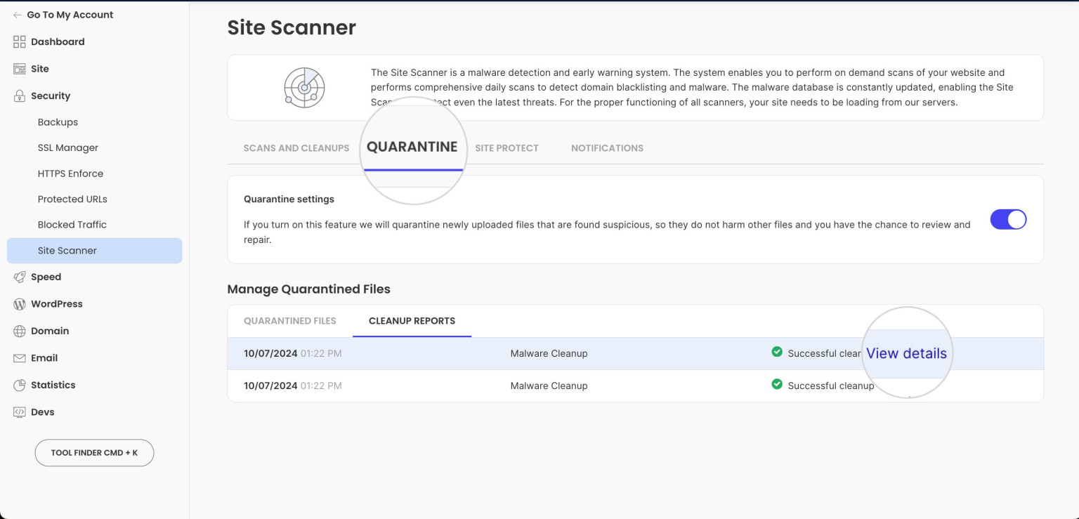 How does the SiteGround Site Scanner protect my website? - SiteGround KB