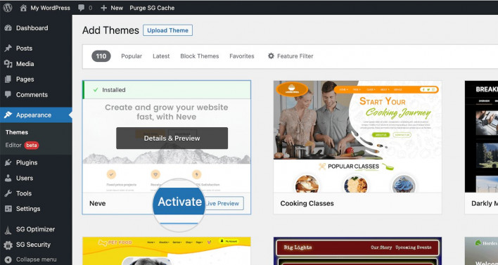 How to Install WordPress Themes - SiteGround Tutorials