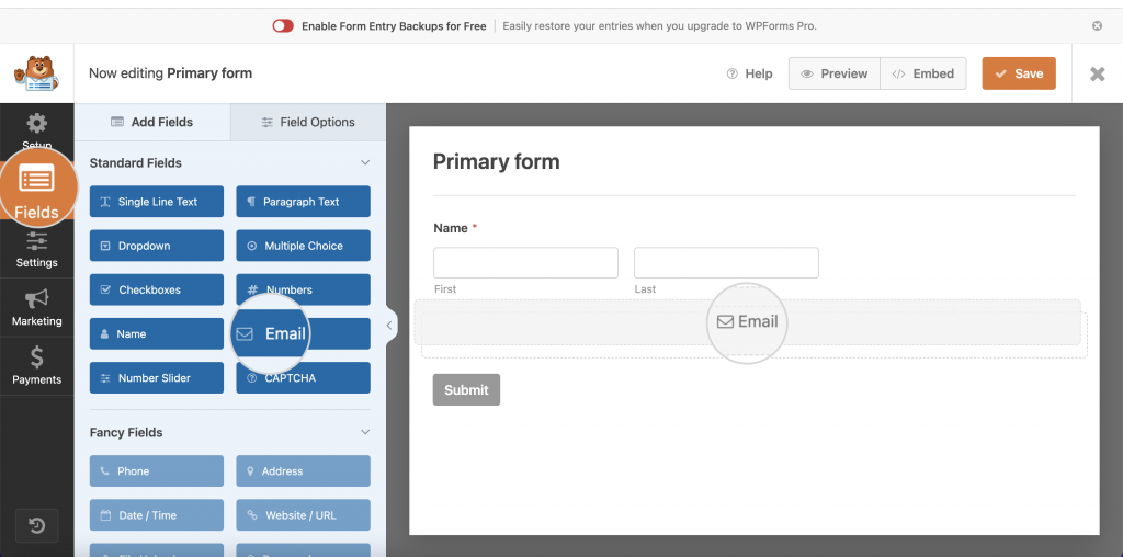 How to add a contact form in WordPress - SiteGround Tutorials