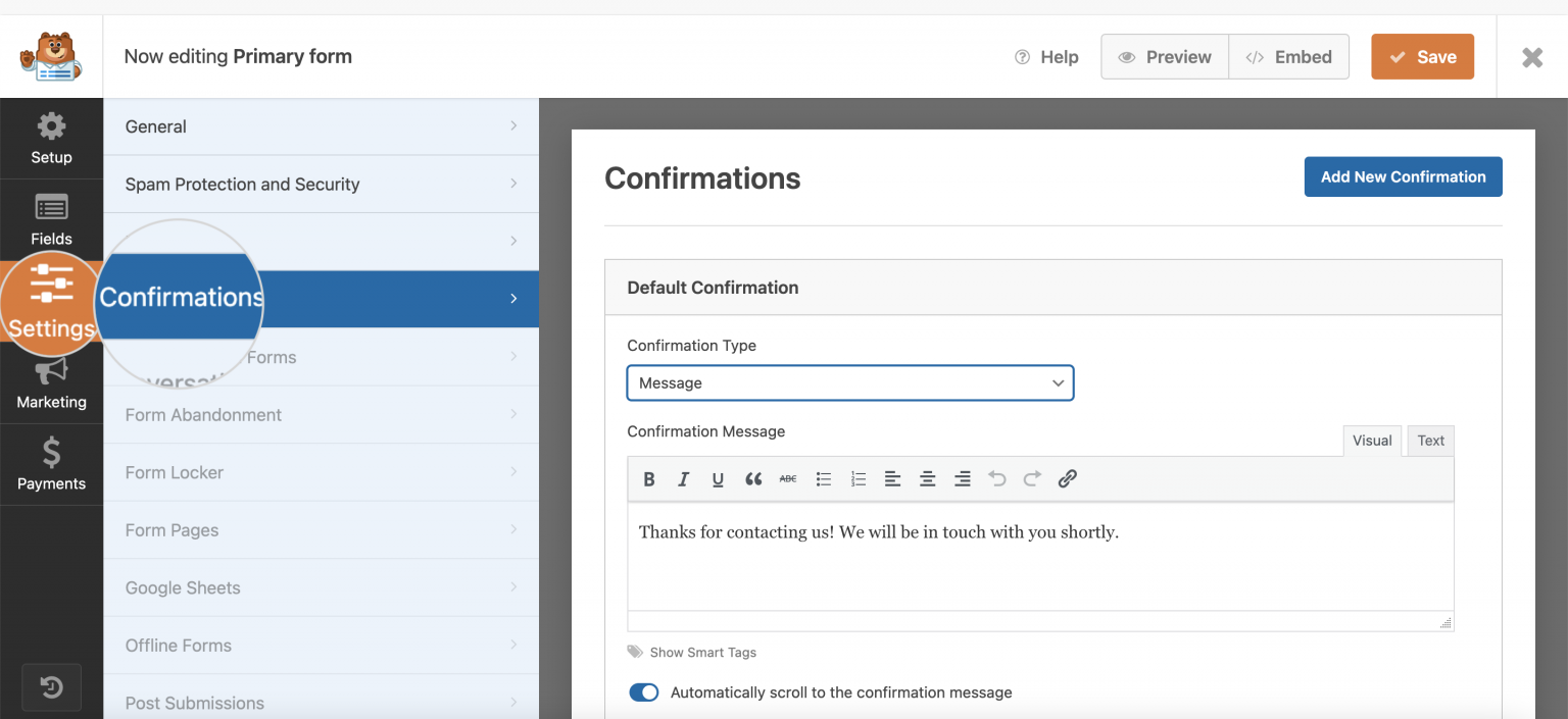How to add a contact form in WordPress - SiteGround Tutorials