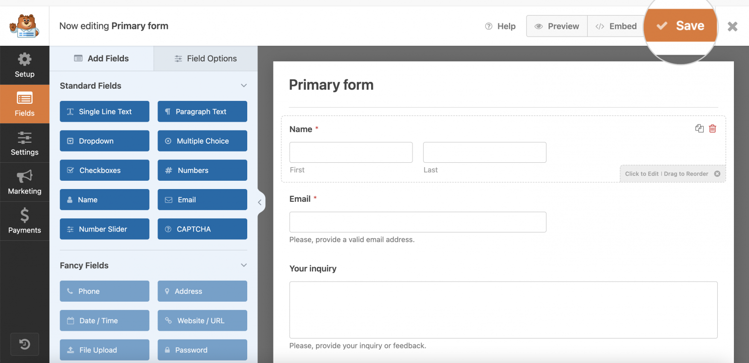 How to add a contact form in WordPress - SiteGround Tutorials