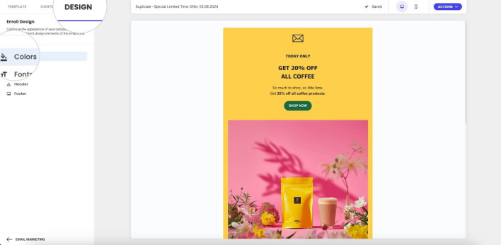 How to change button colors in SiteGround Email Marketing - SiteGround KB