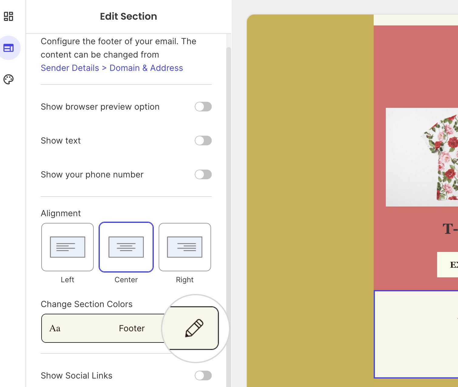 How to change the color of your email footer in SiteGround Email ...