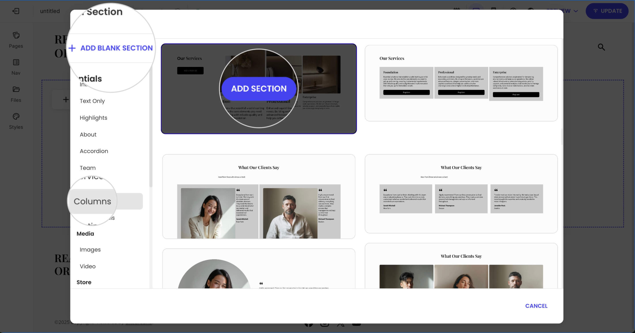 How to add content to a page - SiteGround KB