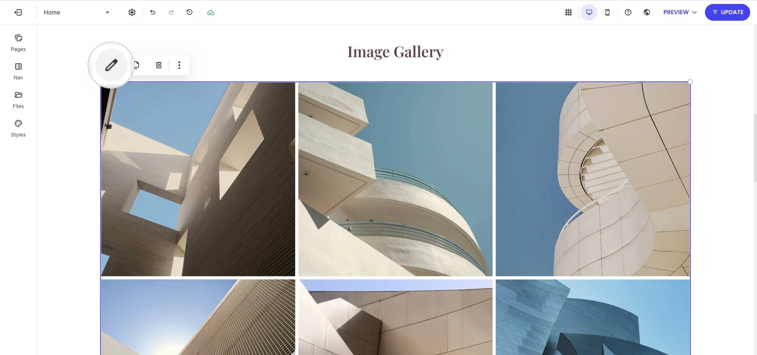 How to add photos using the single image component, image gallery, or ...