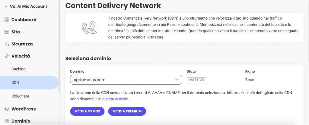 Attiva CDN