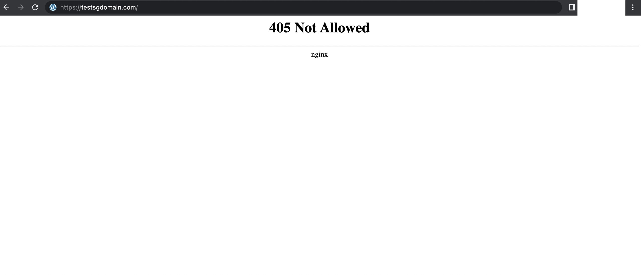 Come correggere l'errore HTTP 405 Method Not Allowed - SiteGround KB