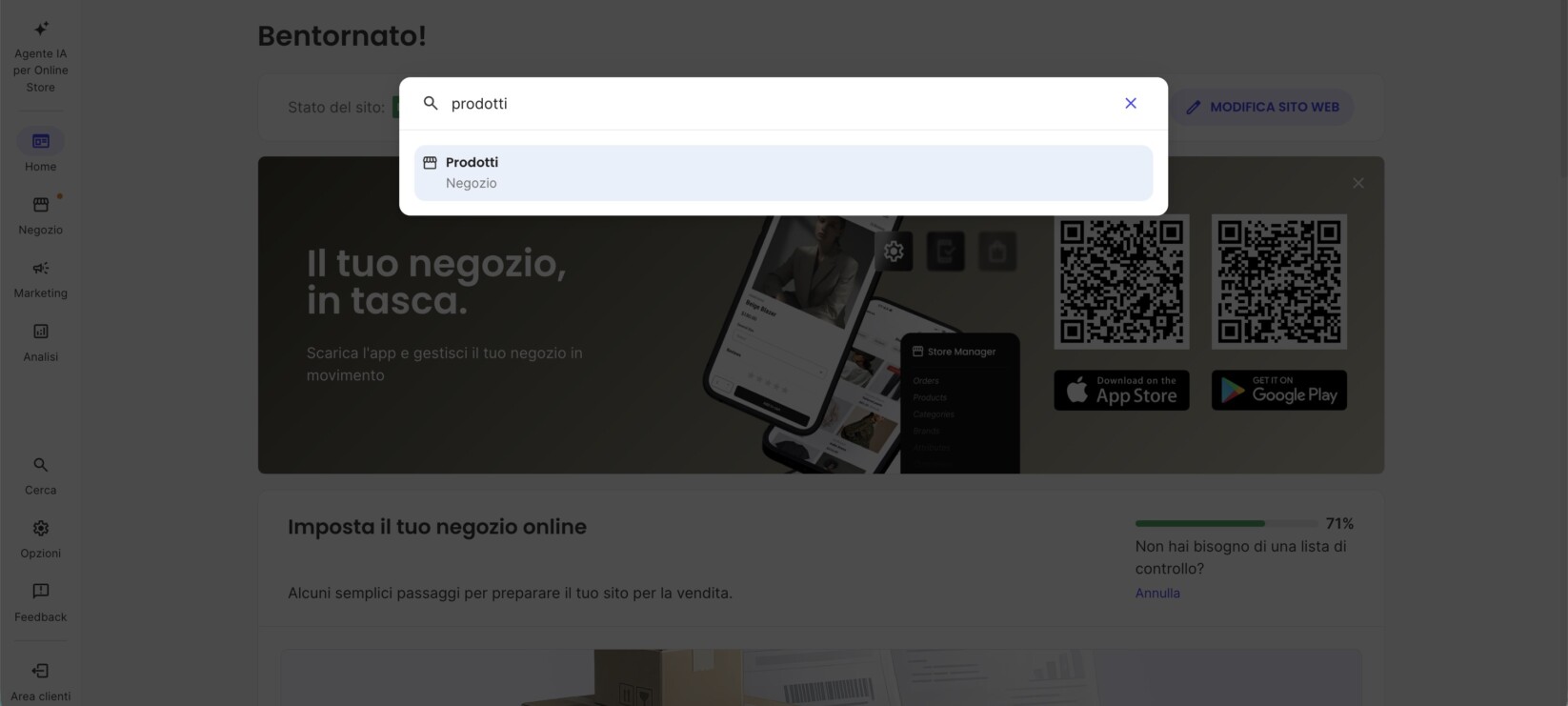 Cercare una pagina.