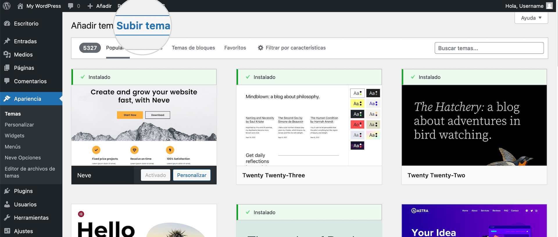 Cómo instalar temas de WordPress - SiteGround Tutoriales