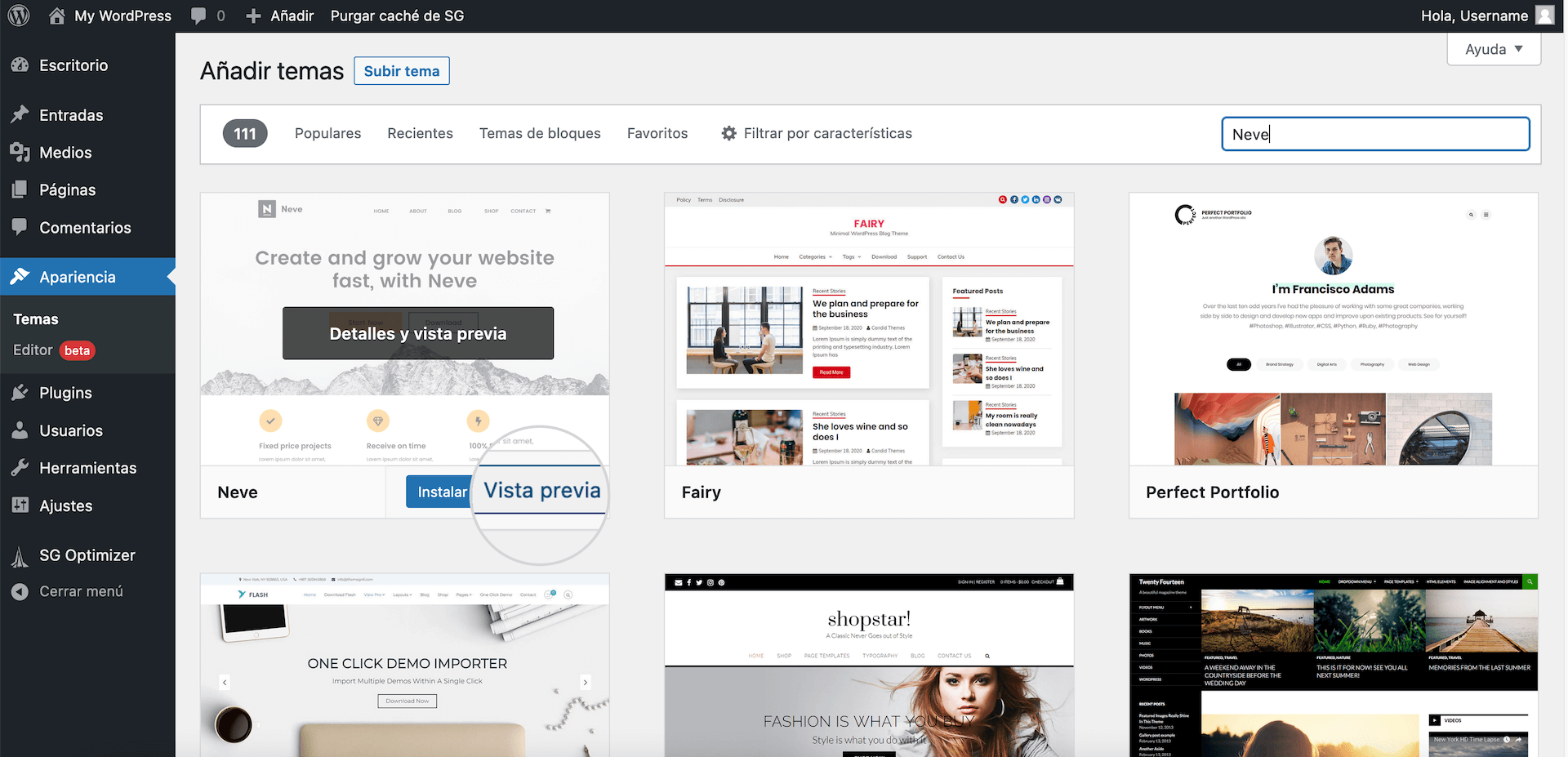 Cómo instalar temas de WordPress - SiteGround Tutoriales