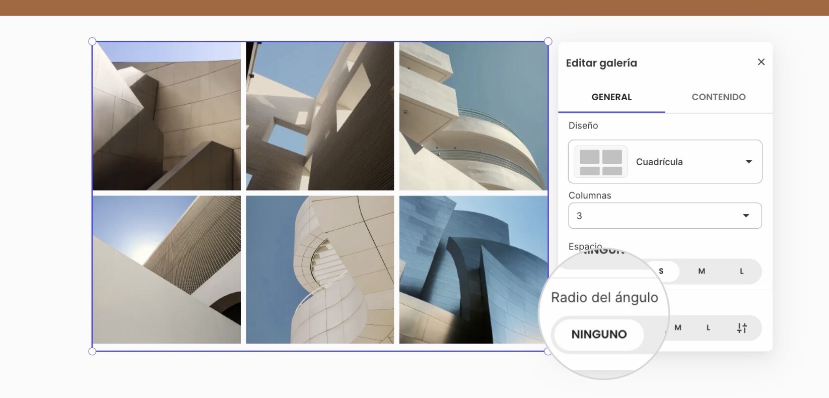 Editar galería