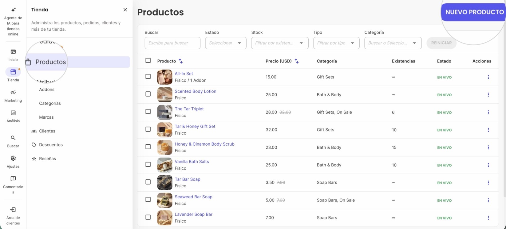 Nuovo producto SiterGround Ecommerce