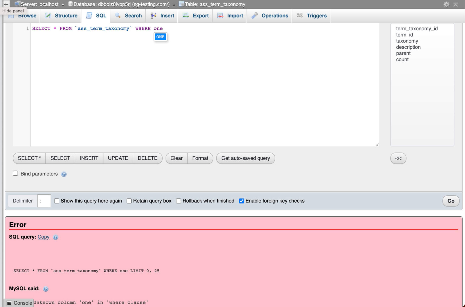 Erreur De Codage Sql – Code D’Erreur Mssql – ZYKNPS